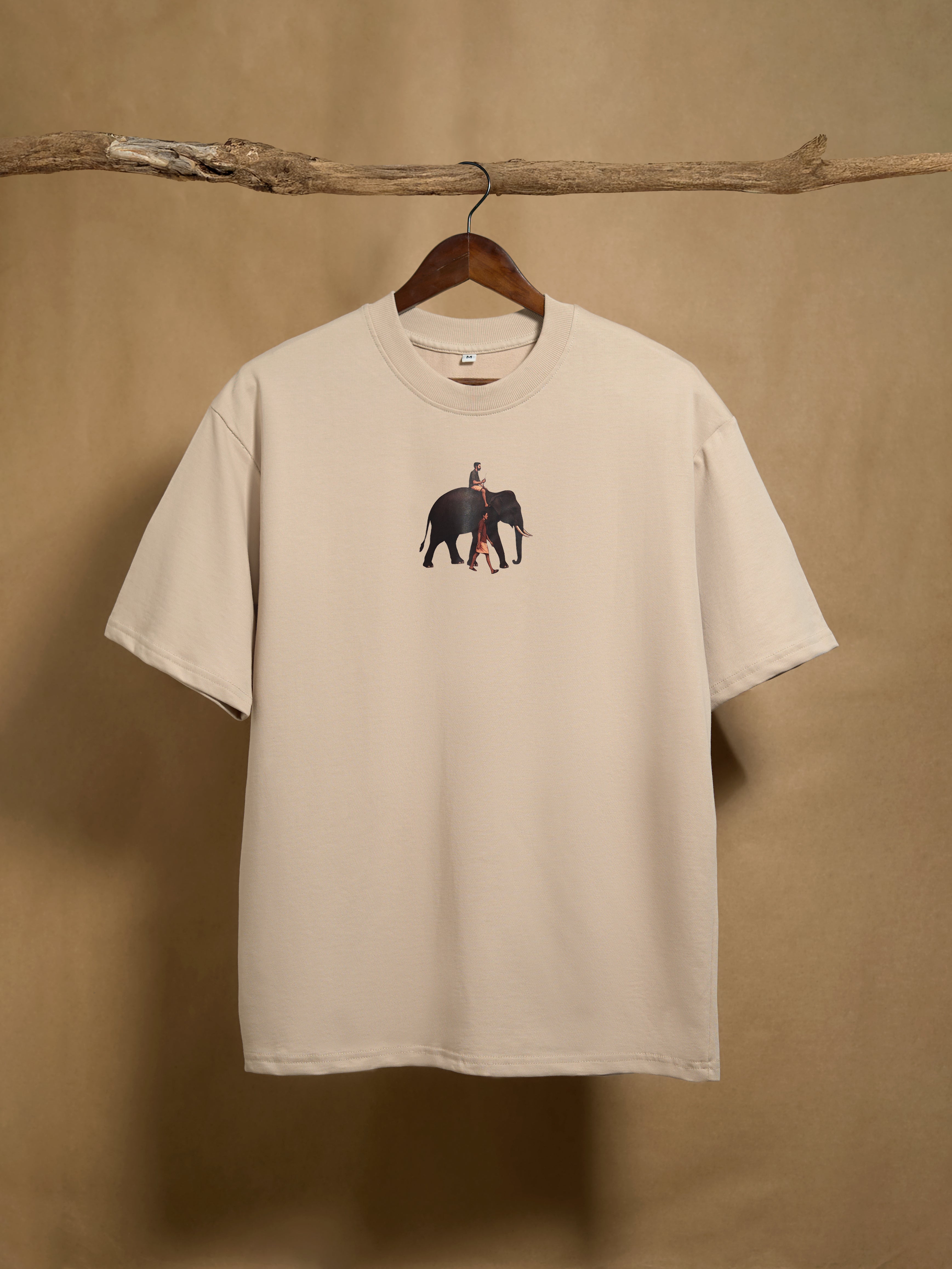 Aana Beige Oversized T-shirt