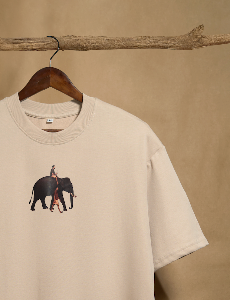 Aana Beige Oversized T-shirt