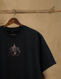Aana Black Oversized T-shirt - Peyth