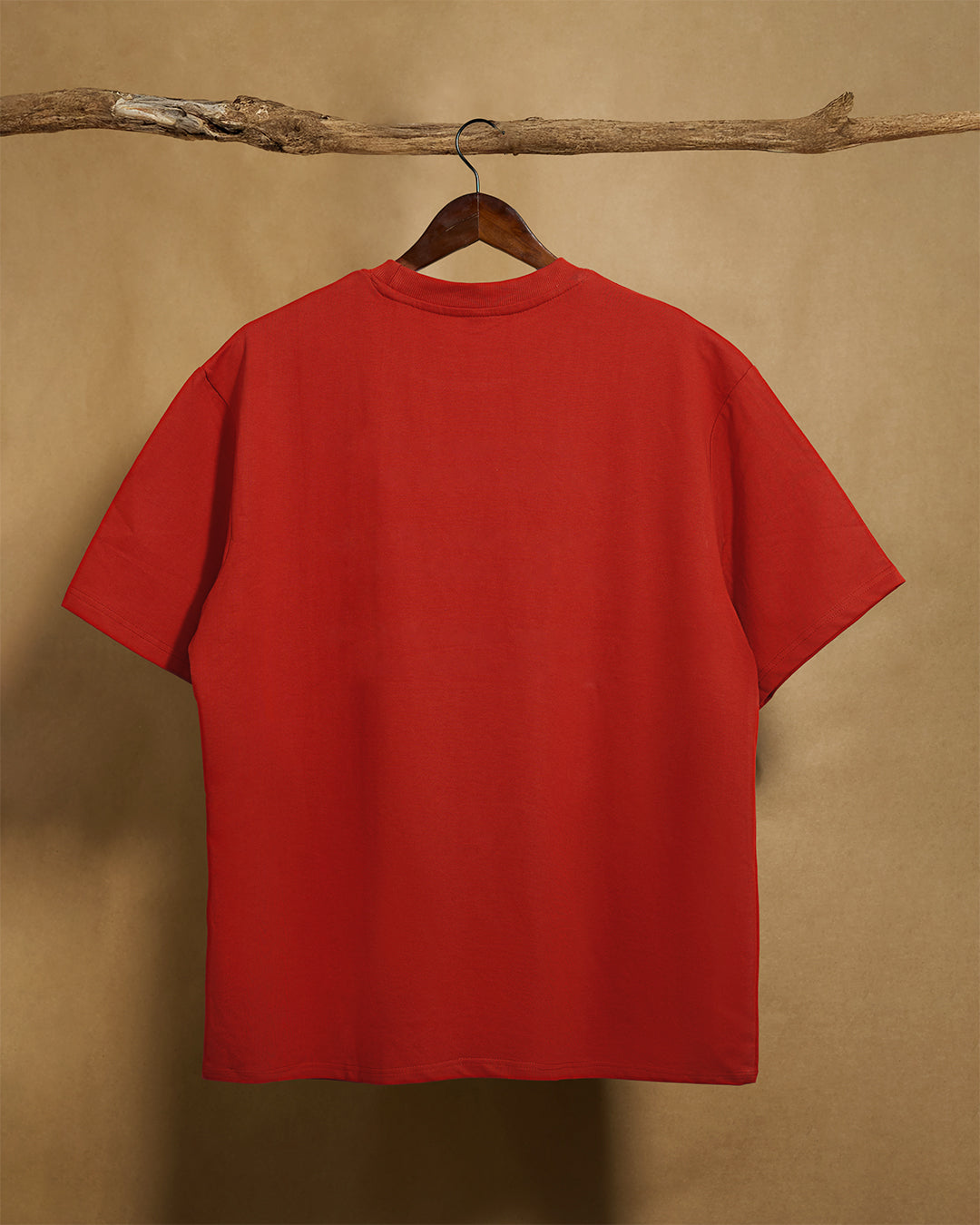 Vivaram Brick Red 240GSM Oversized T-shirt