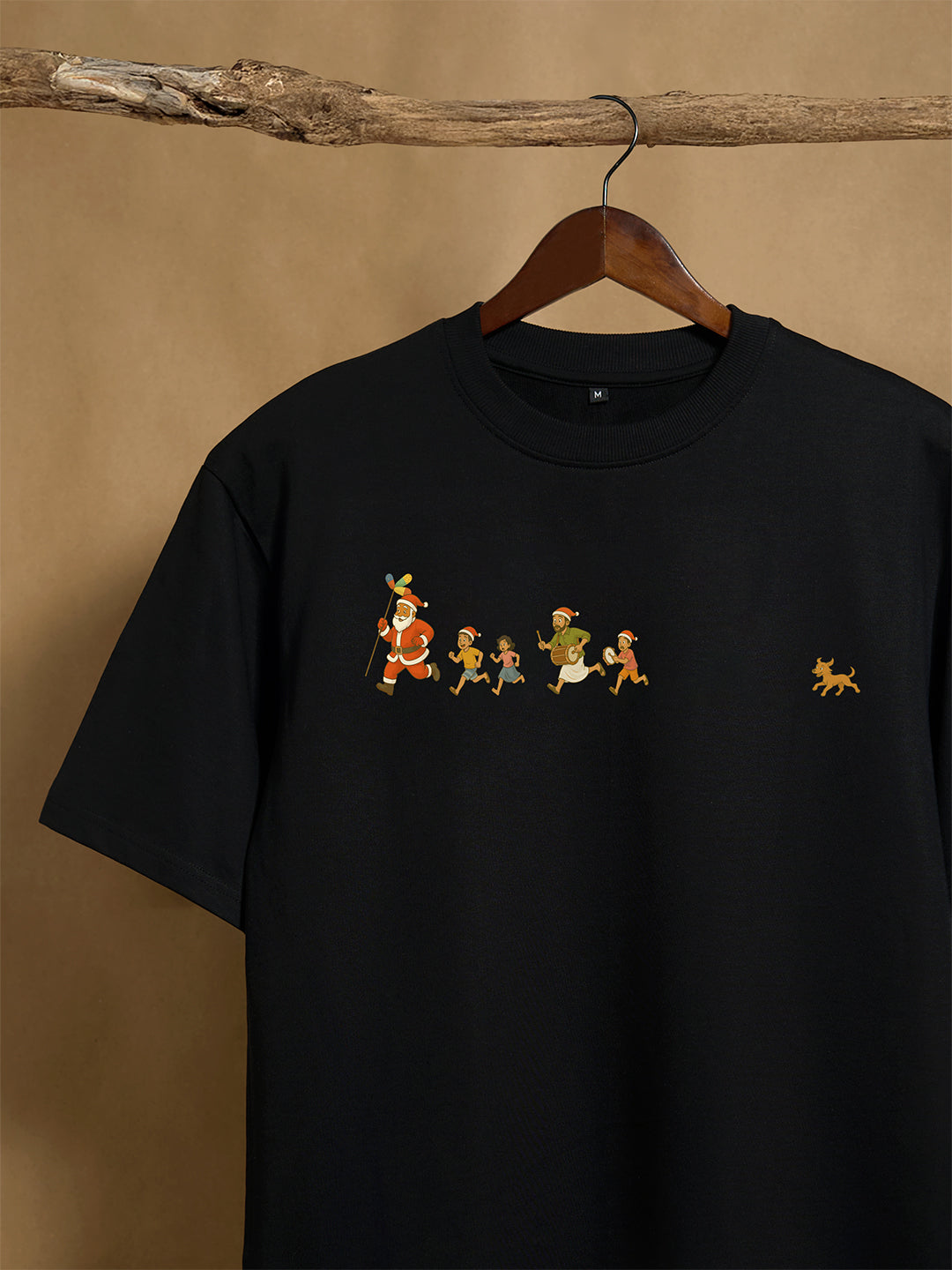 A Carol Black 240GSM Oversized T-Shirt - Peyth