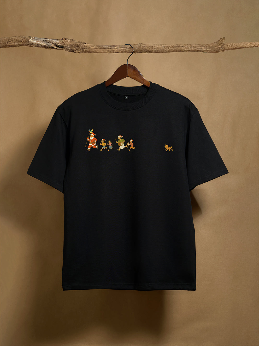 A Carol Black 240GSM Oversized T-Shirt - Peyth