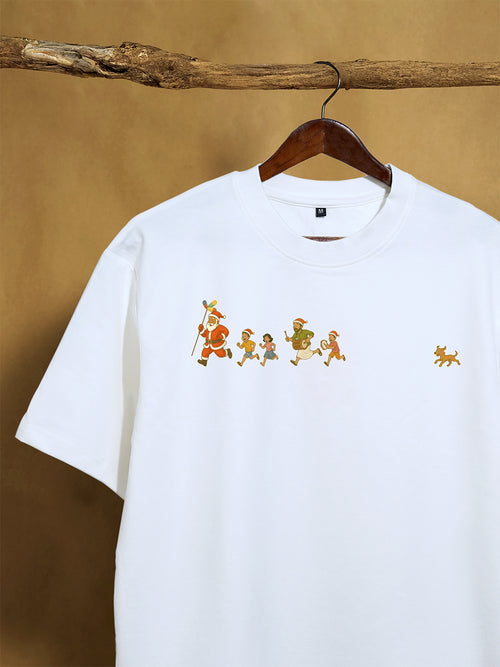 A Carol White 240GSM Oversized T-Shirt - Peyth