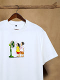 Talking to the Fan Unisex Oversized Classic T-Shirt 100% cotton with 240 GSM