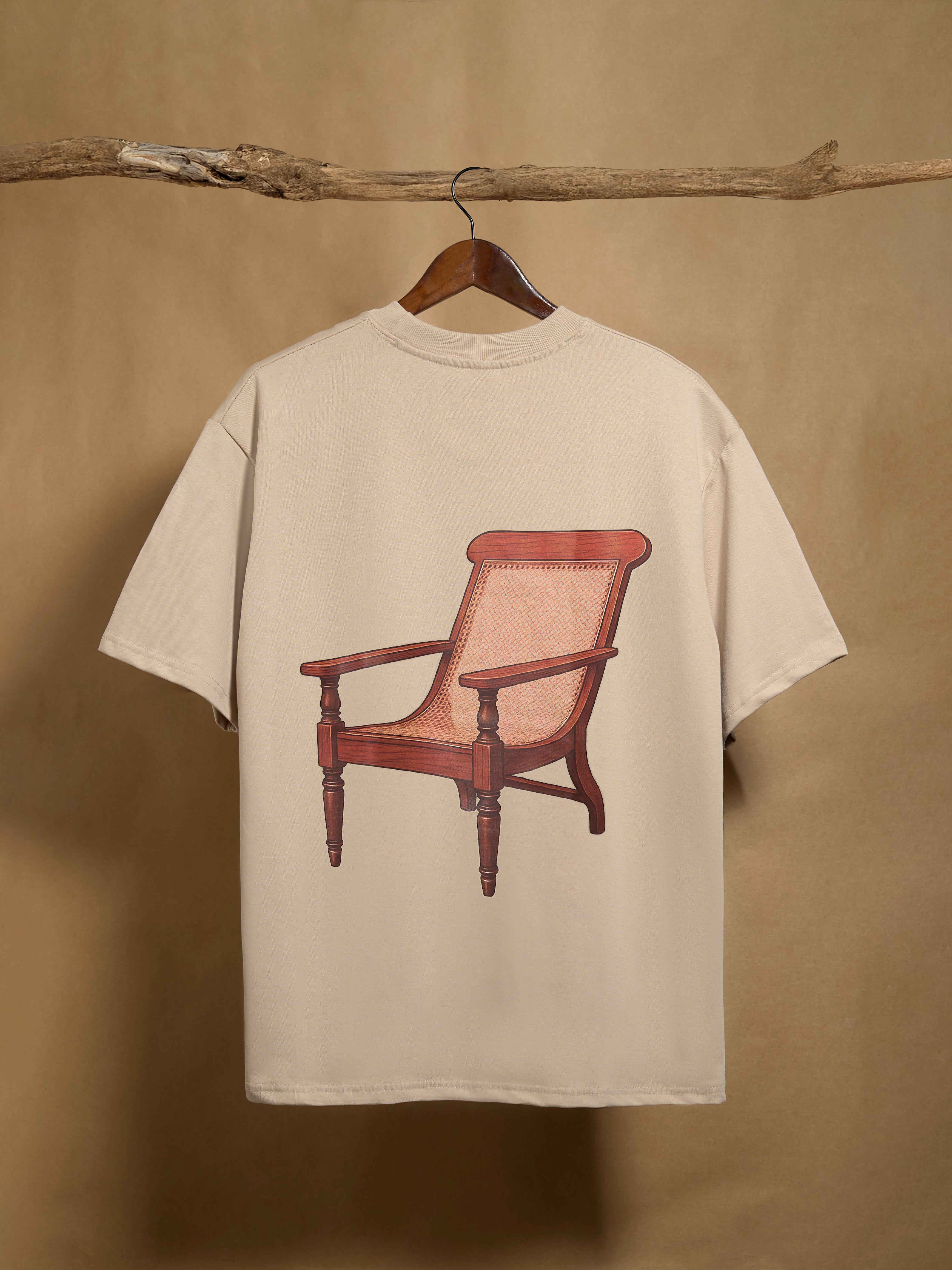 Kasera Beige Oversized T-shirt - Peyth