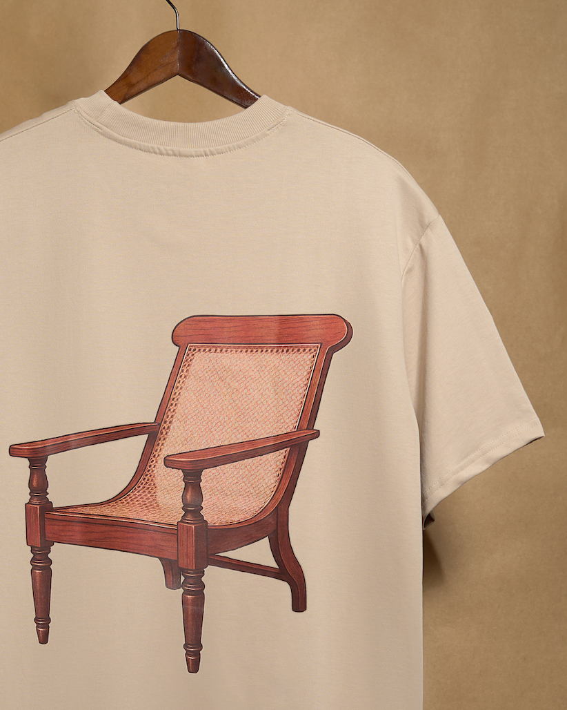 Kasera Beige Oversized T-shirt - Peyth