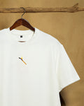 Theekkolli White 100% Combed Cotton 240 GSM Oversized T-shirt - Peyth