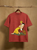 Sleepy Maveli Coral 240GSM Unisex Oversized Classic T-Shirt