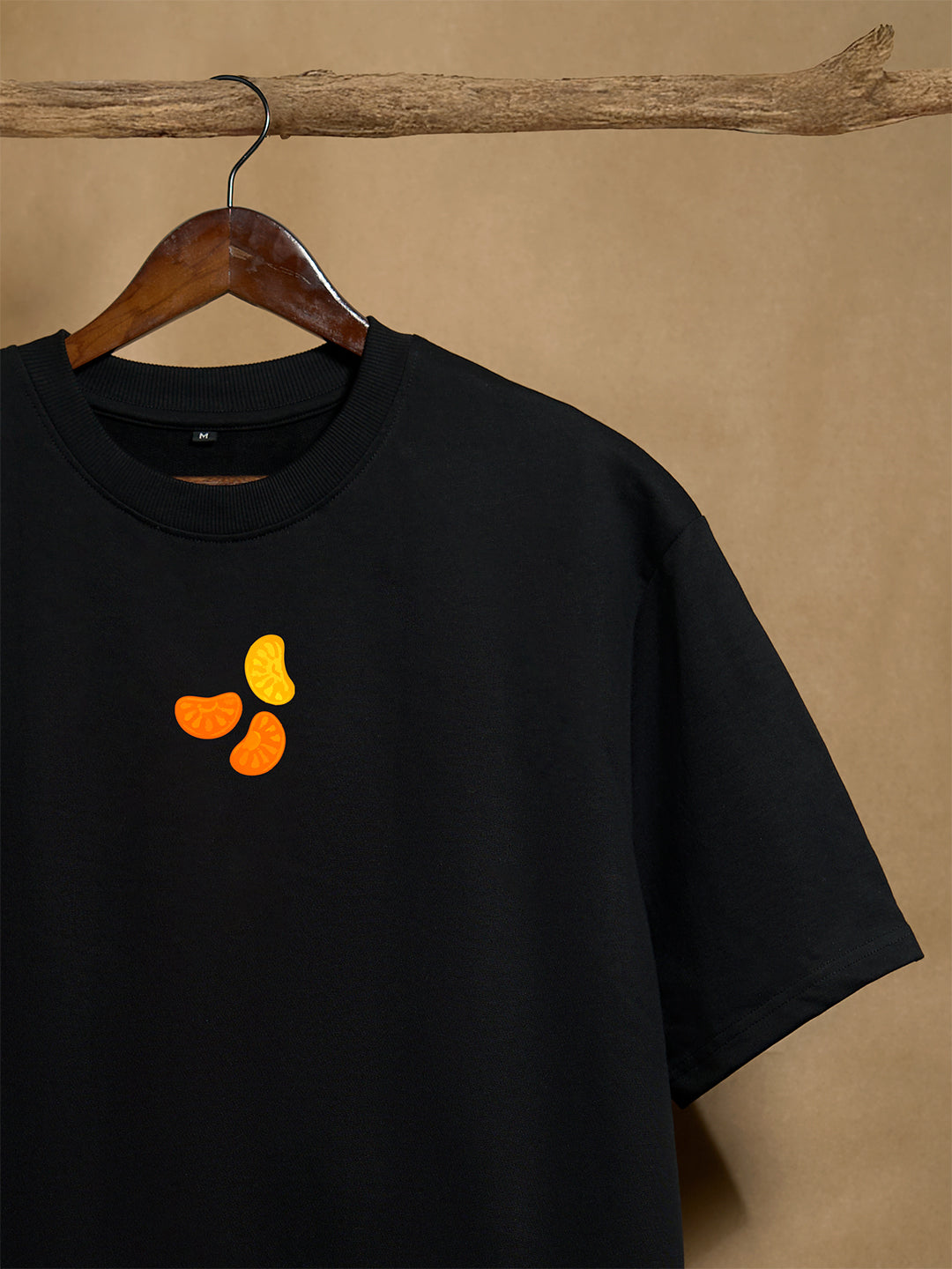 Naranga Mittayi Black 240GSM Oversized T-shirt