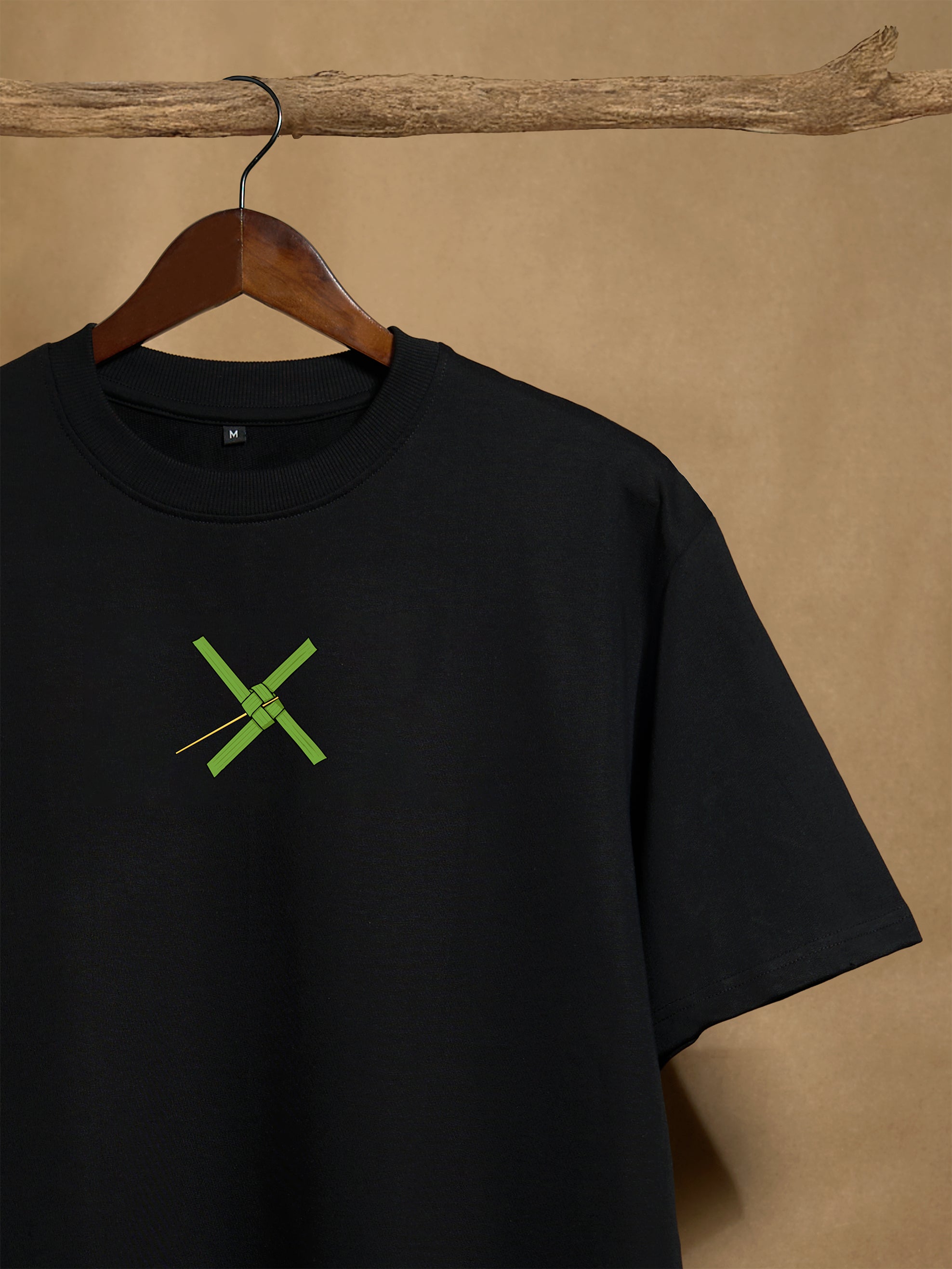 Ola Pambaram Black Oversized T-shirt - Peyth