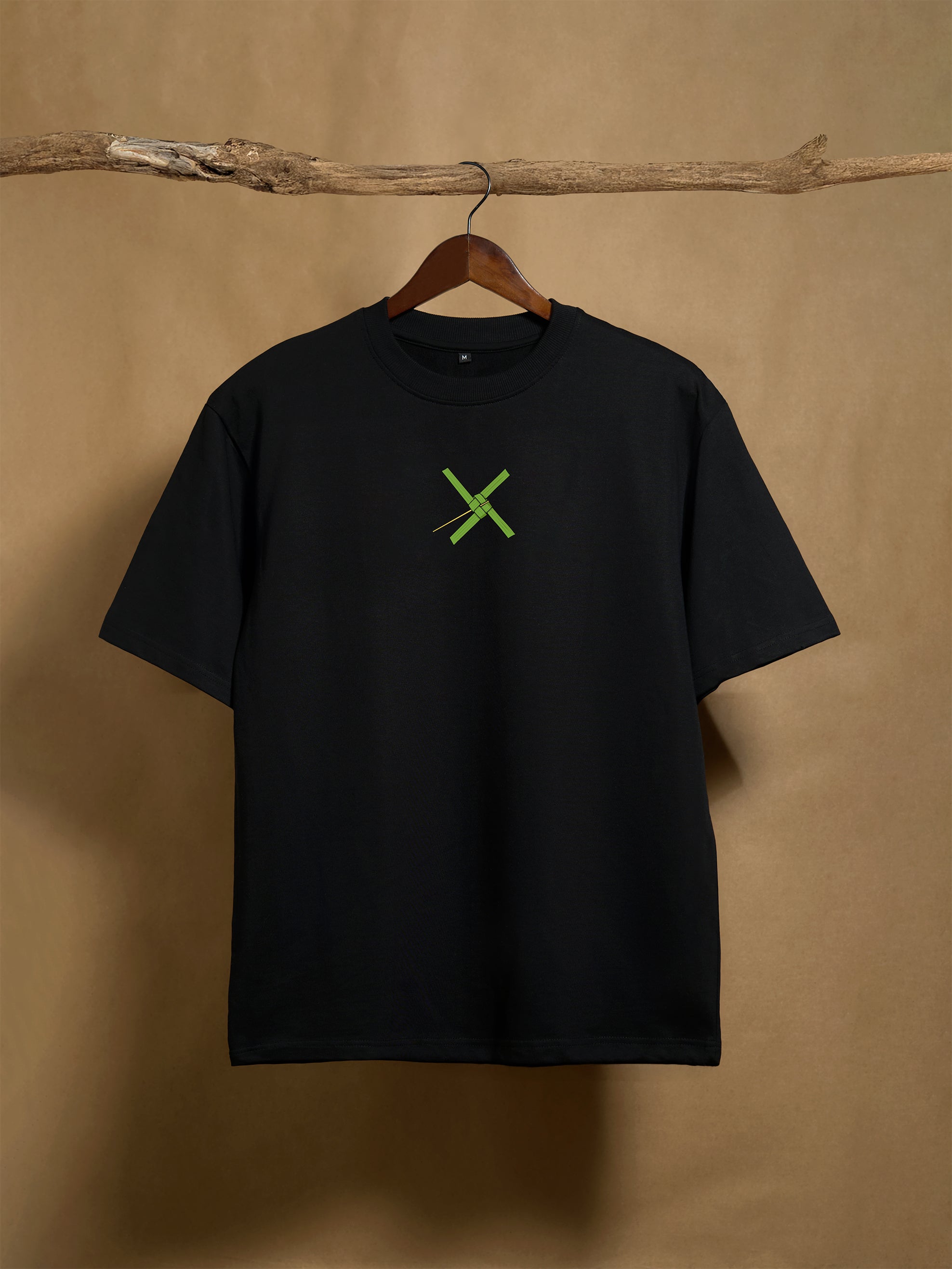 Ola Pambaram Black Oversized T-shirt - Peyth