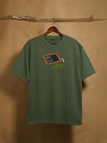 Slate Rhyme Forest Green Oversized T-Shirt - Peyth