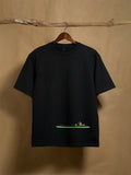 Vanji Black 100% Combed Cotton Oversized T-Shirt - Peyth