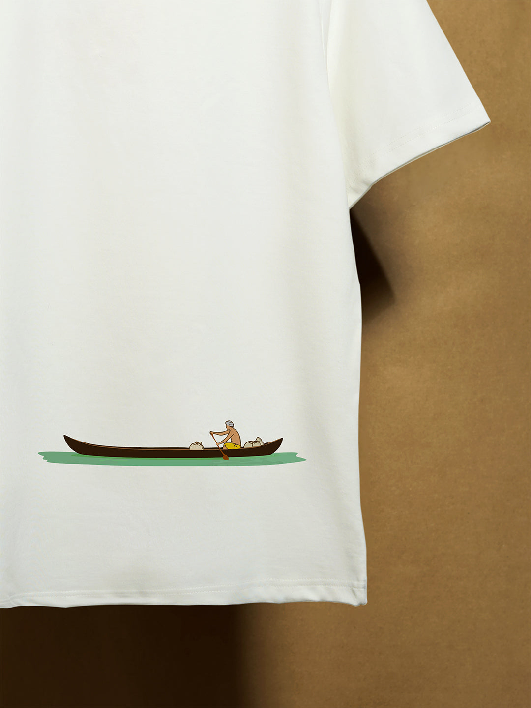 Vanji White 100% Combed Cotton Oversized T-Shirt - Peyth