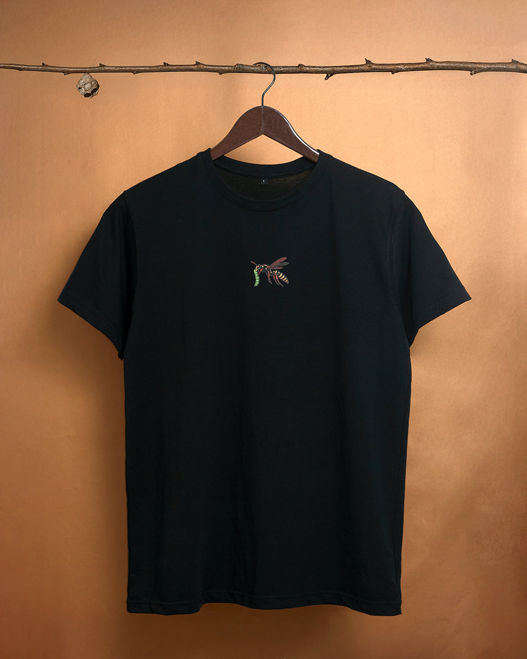 Wasp / കടന്നൽ Black Regular fit T-shirt - Peyth