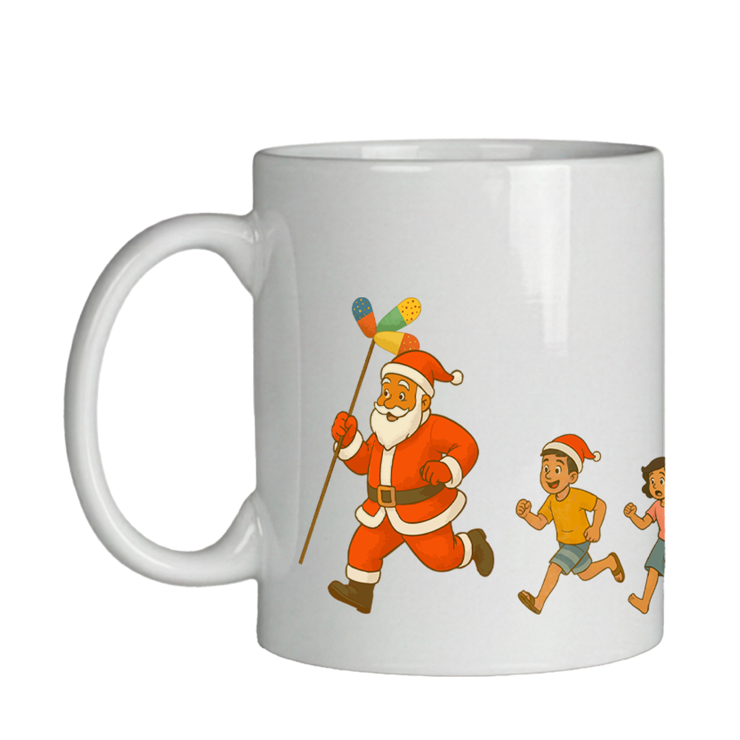 Xmas White Ceramic 11oz Mug - Peyth