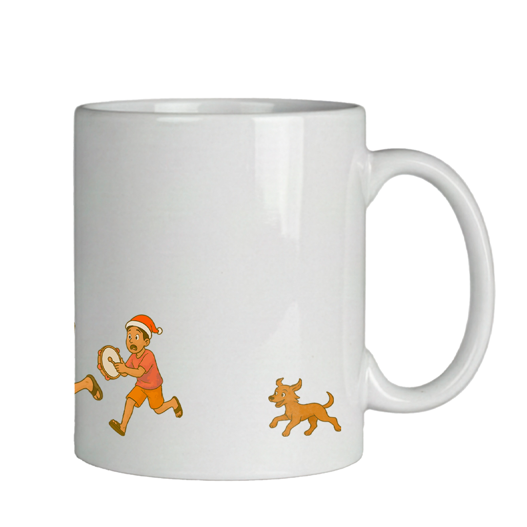 Xmas White Ceramic 11oz Mug - Peyth