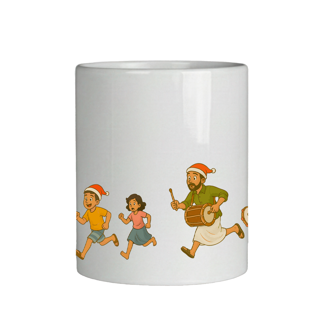 Xmas White Ceramic 11oz Mug - Peyth